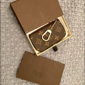 Louis Vuitton zippered key pouch